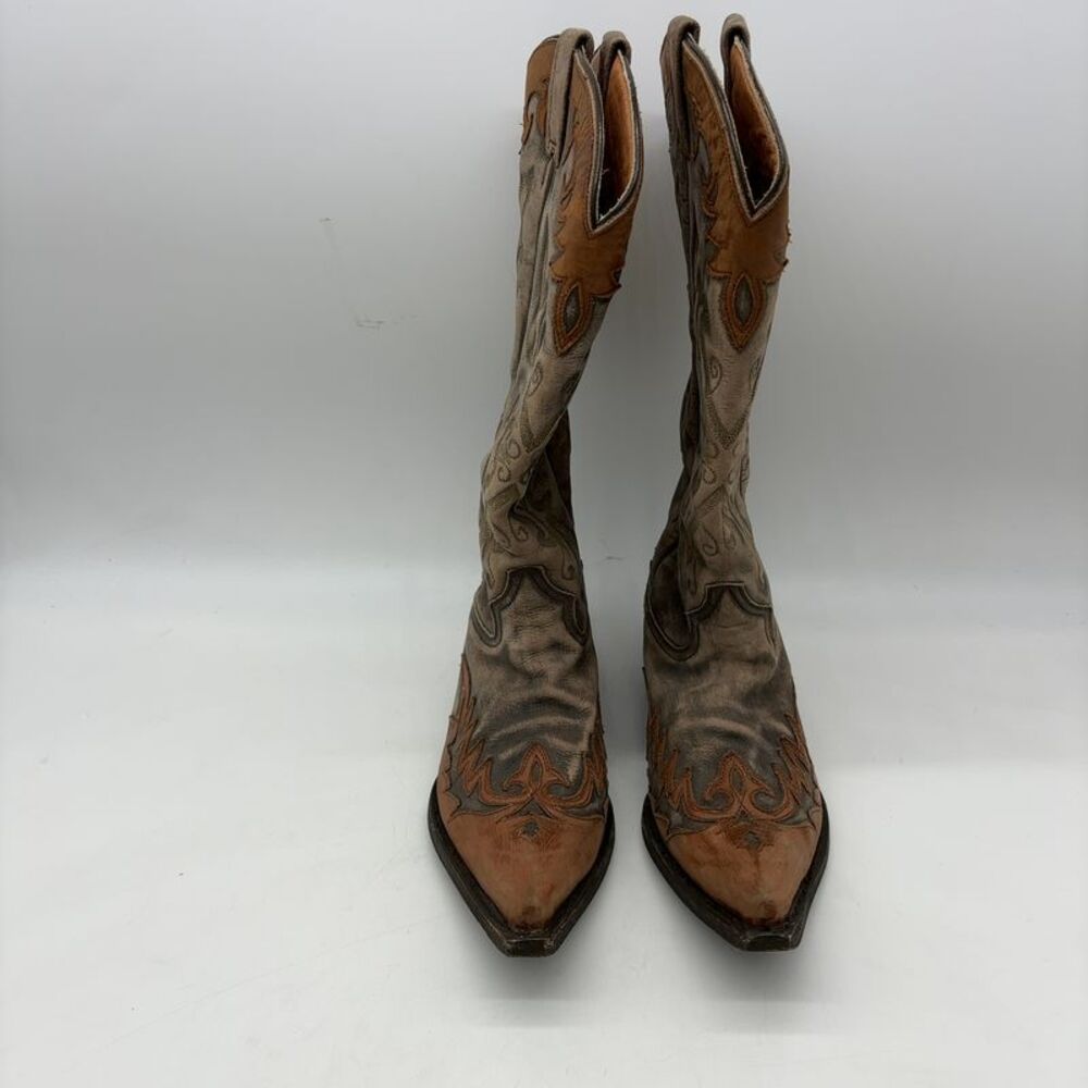 Stetson Leather Western Boho Boots